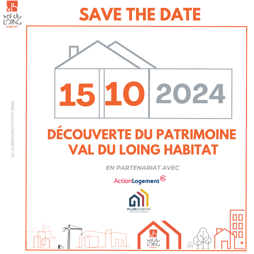 SAVE THE DATE JOURNEE DECOUVERTE PATRIMOINE VLH 2024